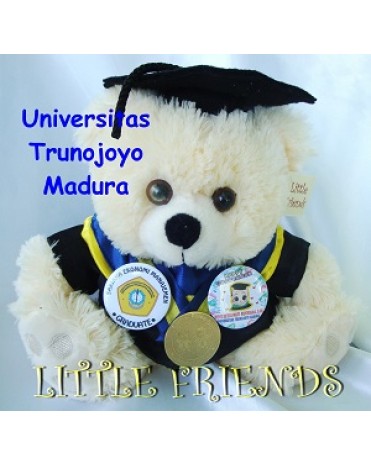 Boneka Wisuda Universitas Trunojoyo Madura (25 cm)